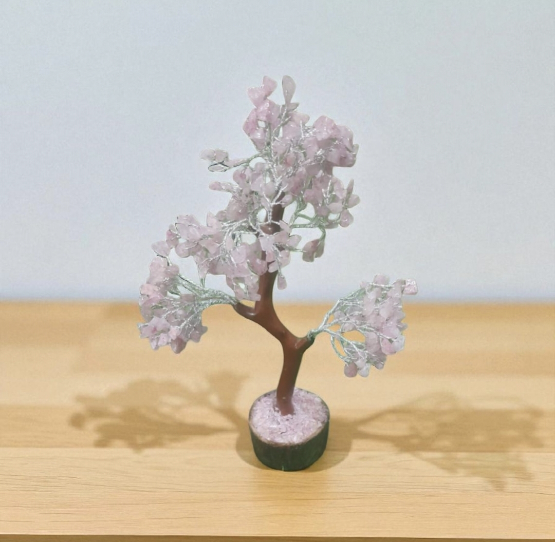 9-Inch 300 Beads Crystal Gemstone Tree