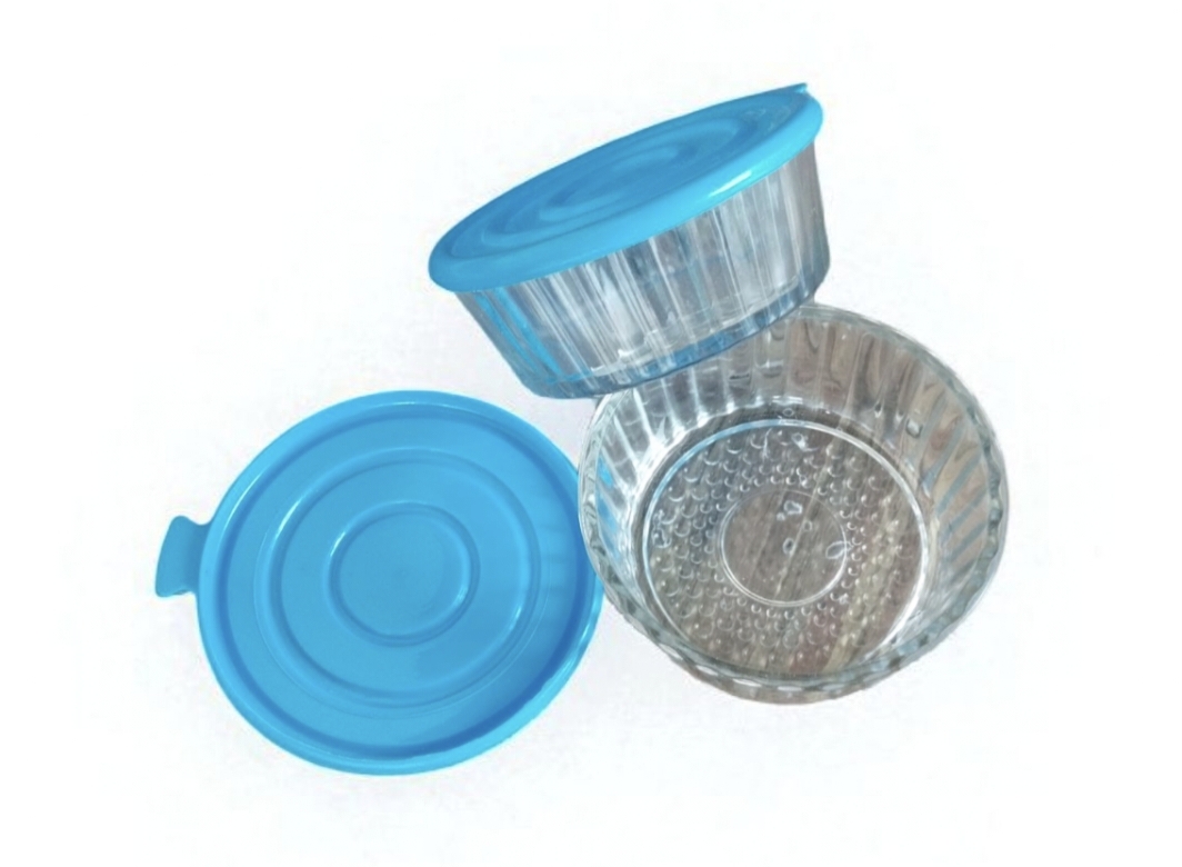 Piller Airtight Glass Bowl Set (Pack of 2)