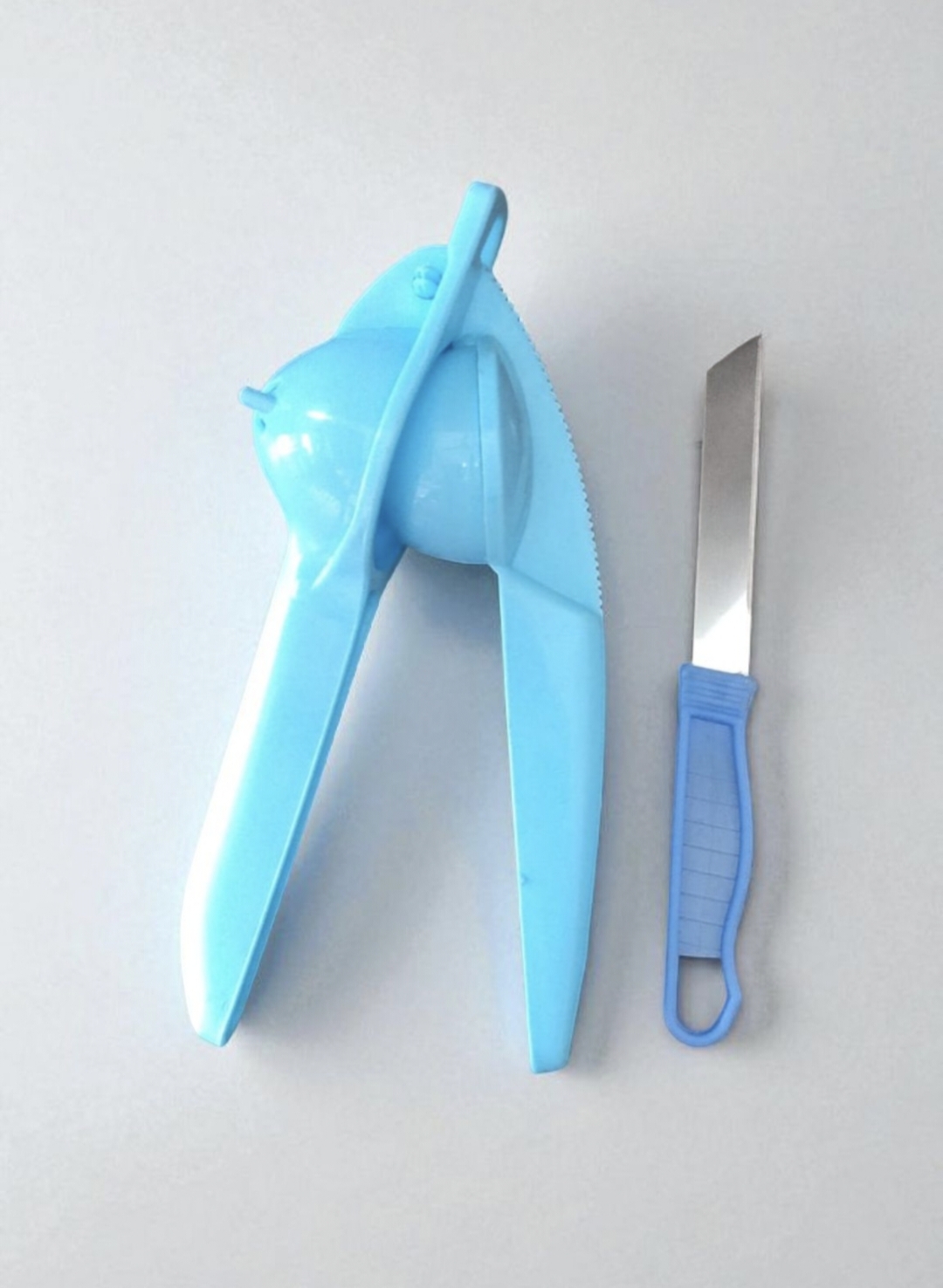 🟦 Combo Offer: Heavy Duty Lemon Squeezer + Sharp Knife Set 🟦
