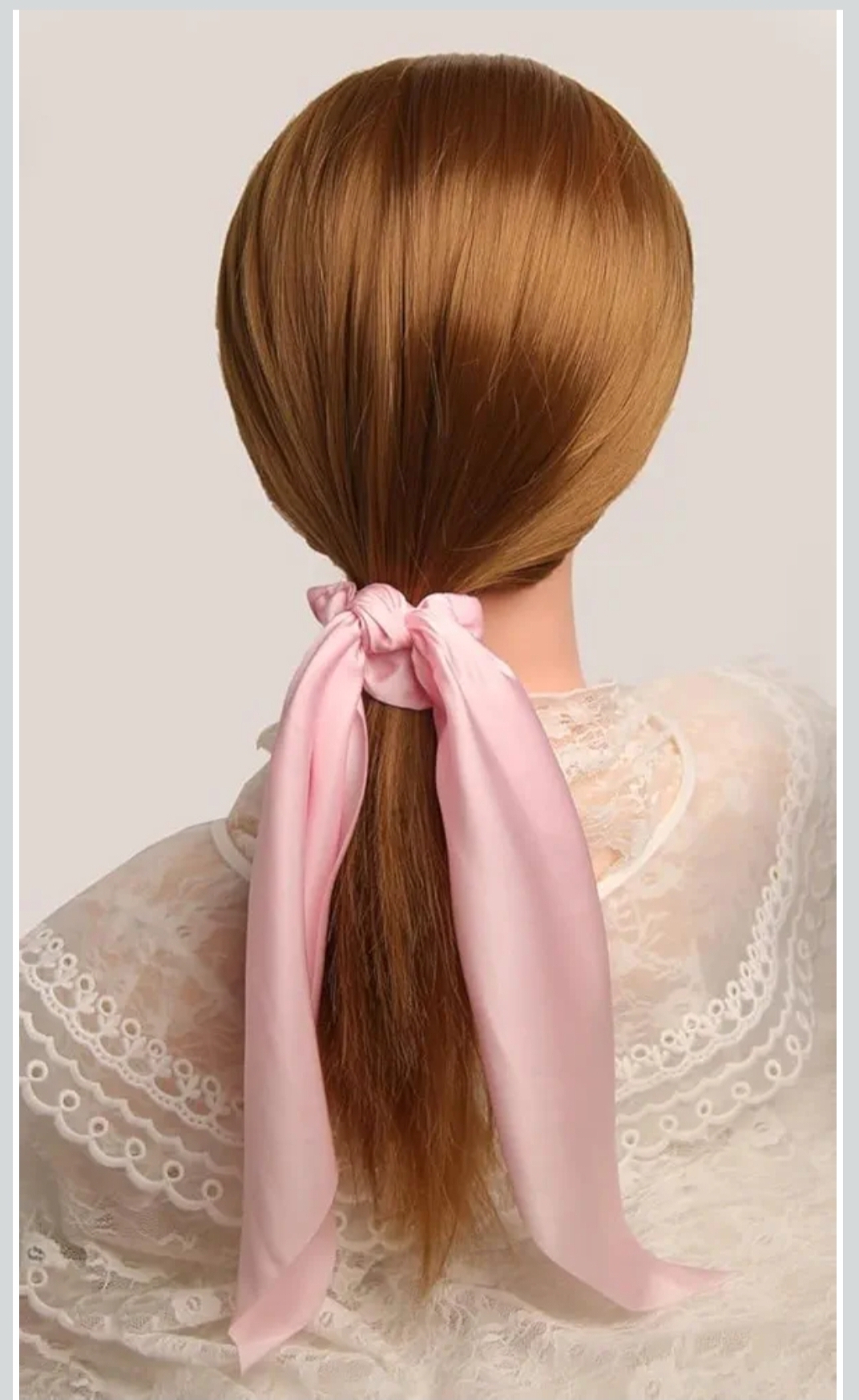 Satin Ribbon Scrunchie for Women & Girls