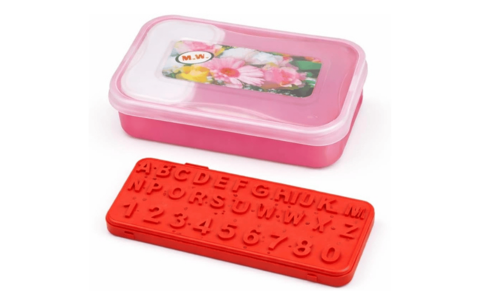 Kids Geometry Box with Tiffin Lunch Box Set, School Stationery Organizer and Lunch Box Combo, Study Kit for Nursery, LKG, UKG and Preschool, Age 0-7 Years