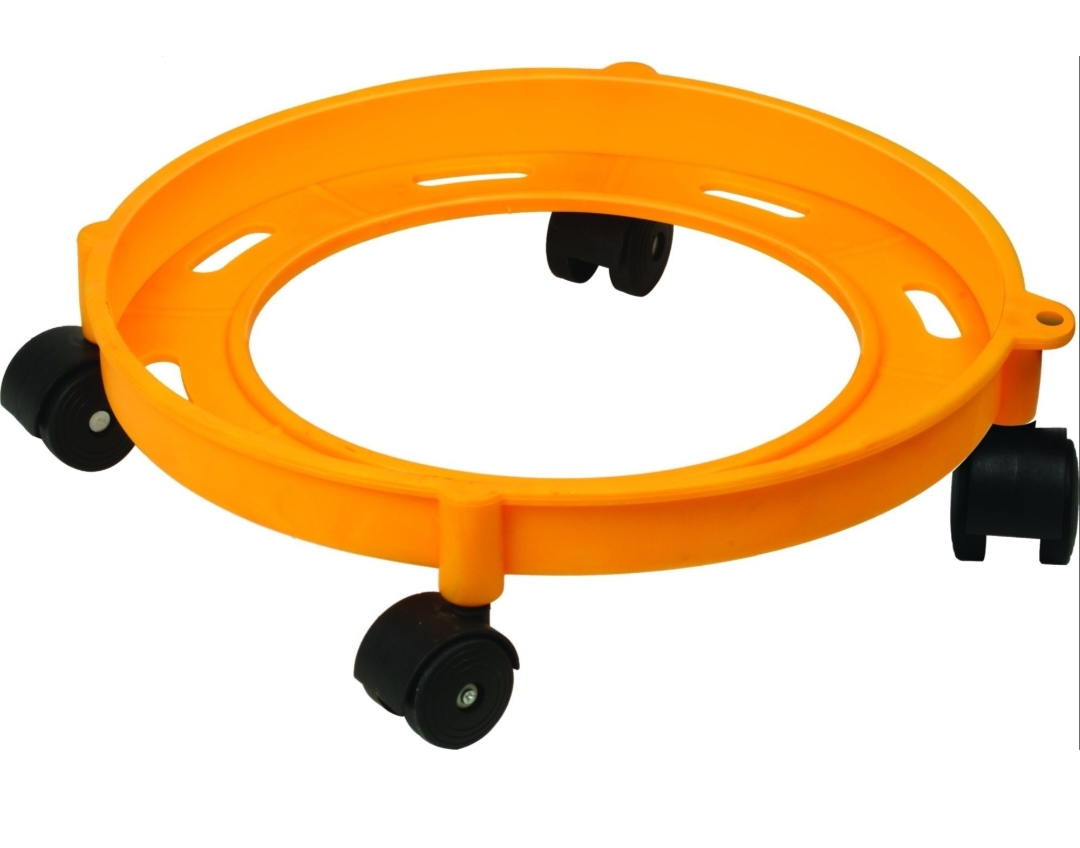 Movable LPG Gas Cylinder Stand Trolley with 360° Rotating Wheels