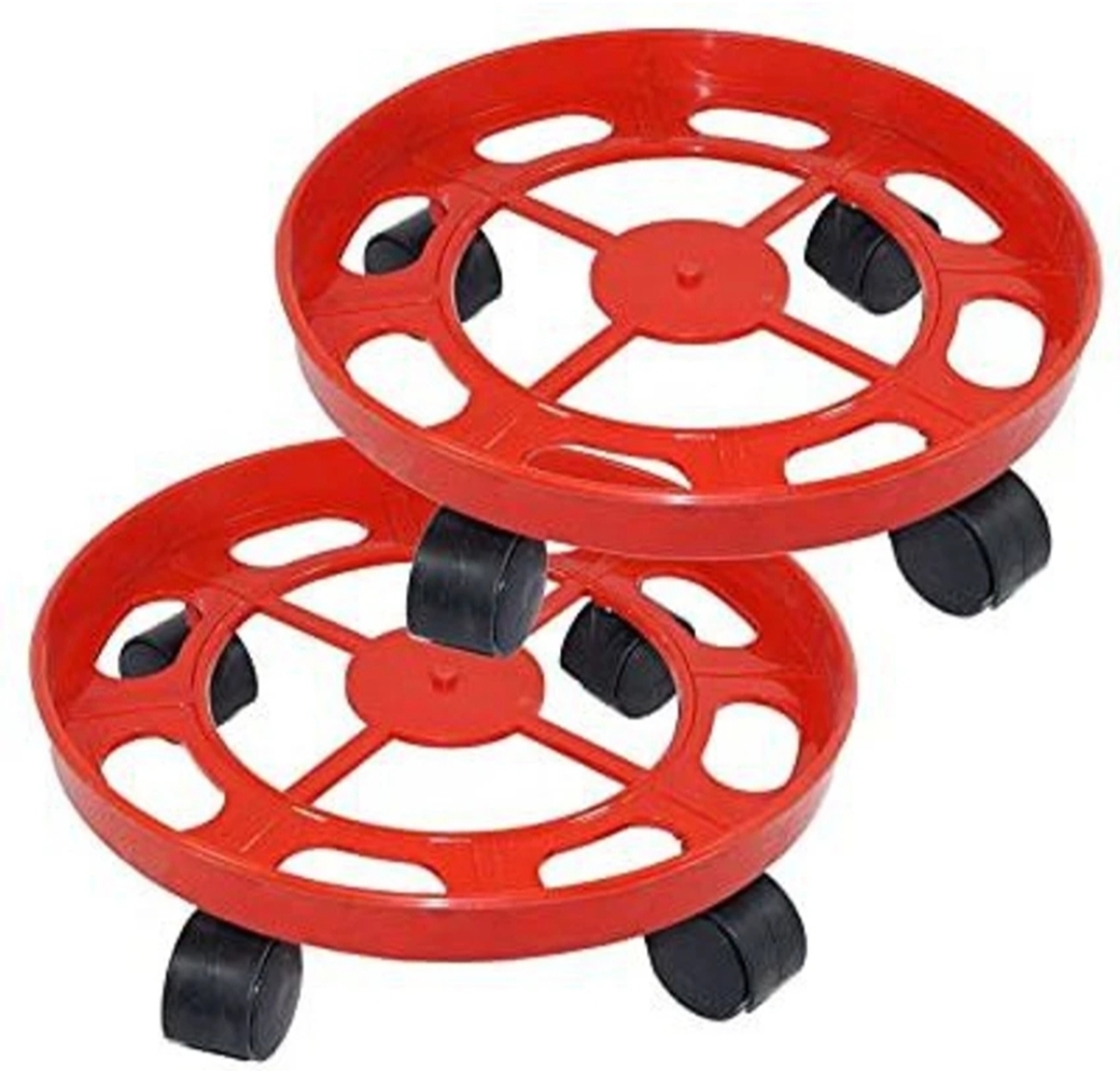 Movable LPG Gas Cylinder Stand Trolley with 360° Rotating Wheels