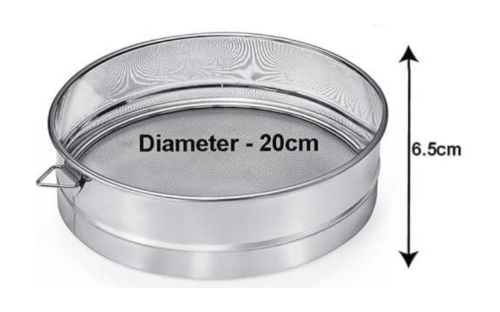 SUPEREB Premium Stainless Steel Vegetable Masher & Mesh Flour Strainer Sifter | Kitchen Tool Set