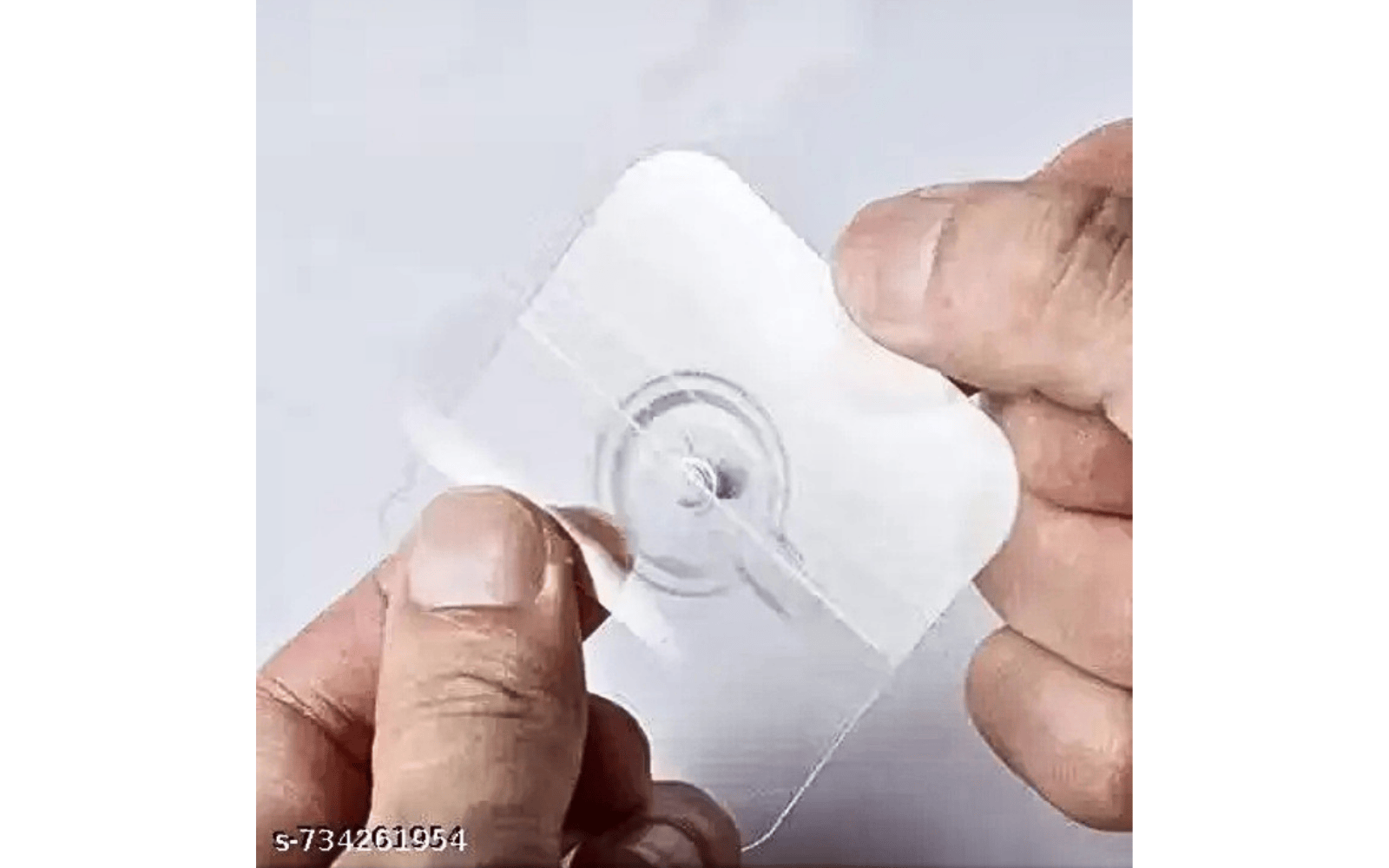 SUPEREB99 Self Adhesive Wall Hooks - 5Pcs Heavy Duty Wall Hooks for Hanging | Nail Free Sticky Hooks for Wall Heavy Items Without Drilling, Transparent Wall Hanger Hook (Flower Hook, 50)