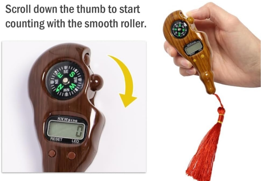 Digital Finger Counter – Jaap Mala / Tasbeeh Counter (Multi Colour)