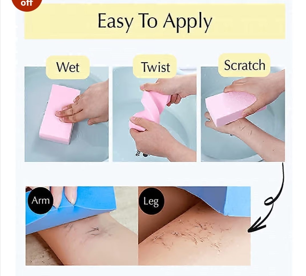 Ultra Soft Exfoliating Sponge – Japanese Spa Cellulite Massager (Multicolor)