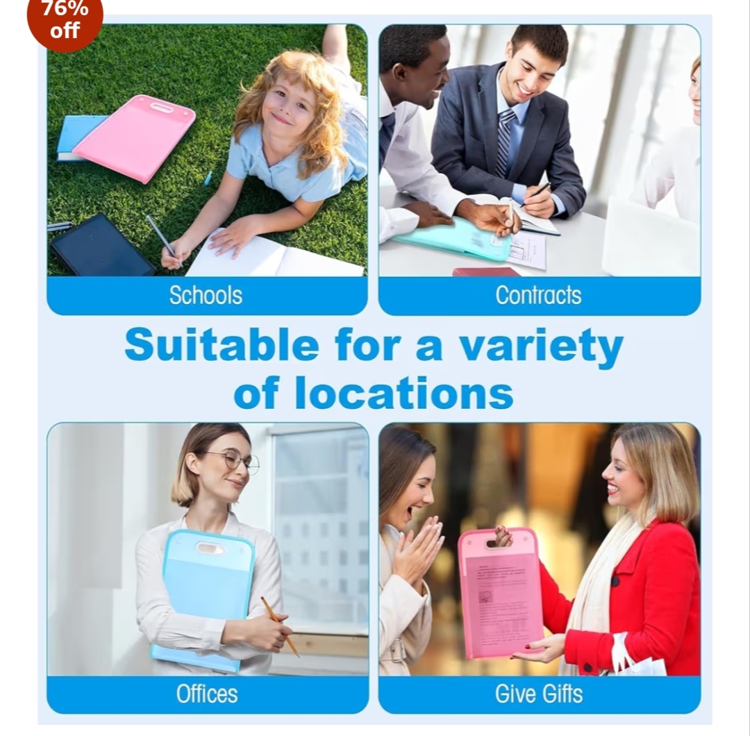 13 Layer A4 Expanding File Folder – Multi-Compartment Document Organizer