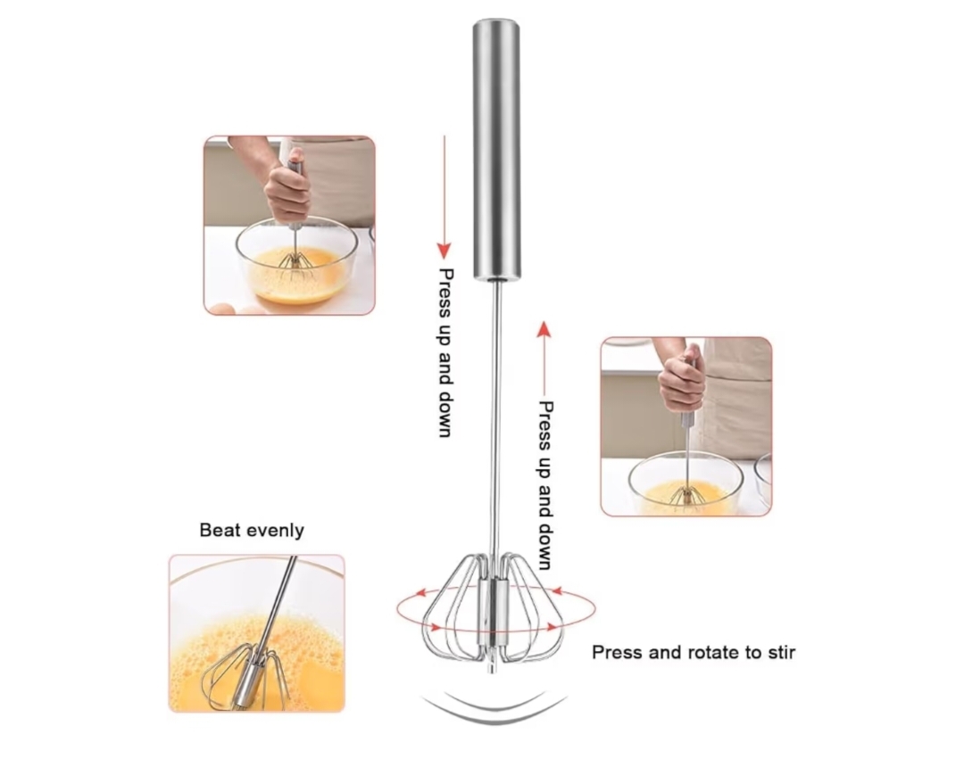 9 Inch Stainless Steel Hand Blender – Multipurpose Kitchen Mixer