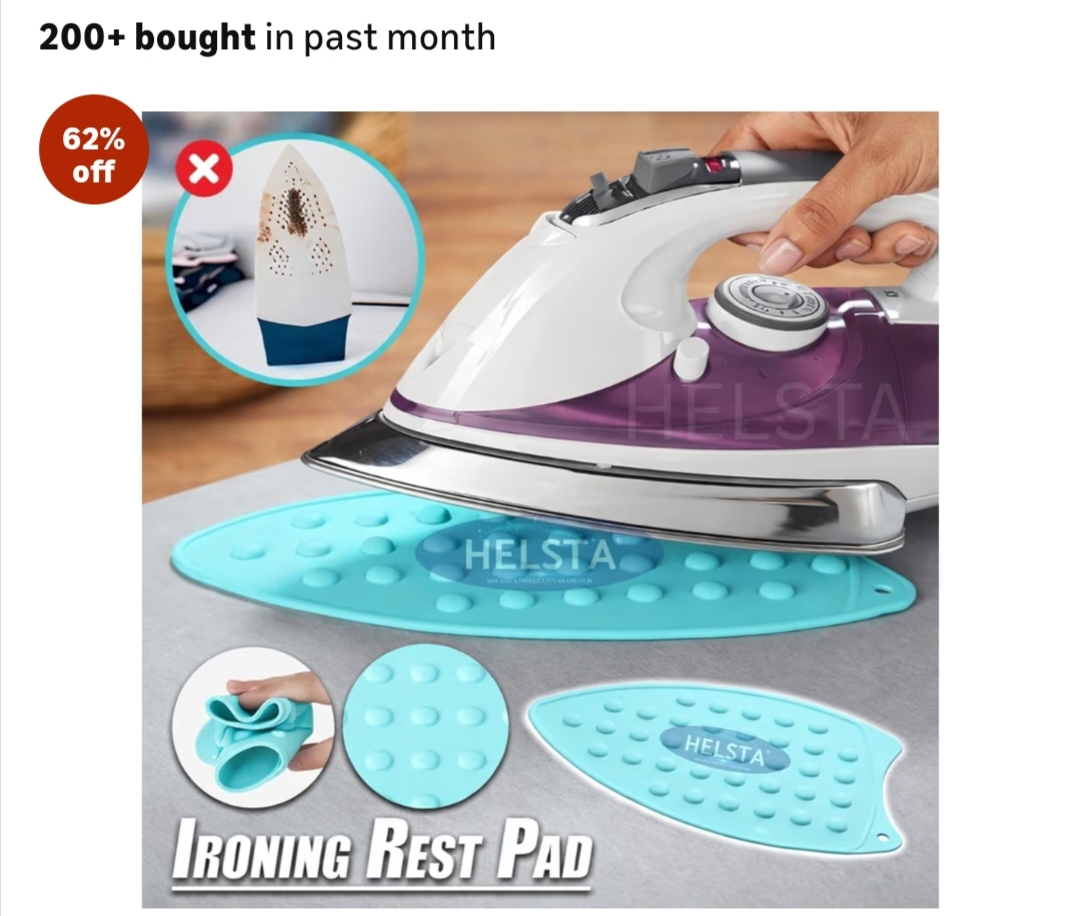 Protective Ironing Mesh with Ironing Rest Pad | Insulated Cloth Guard for Delicate Garments | Reusable Washable Press Mat for Safe Ironing (Multicolor)