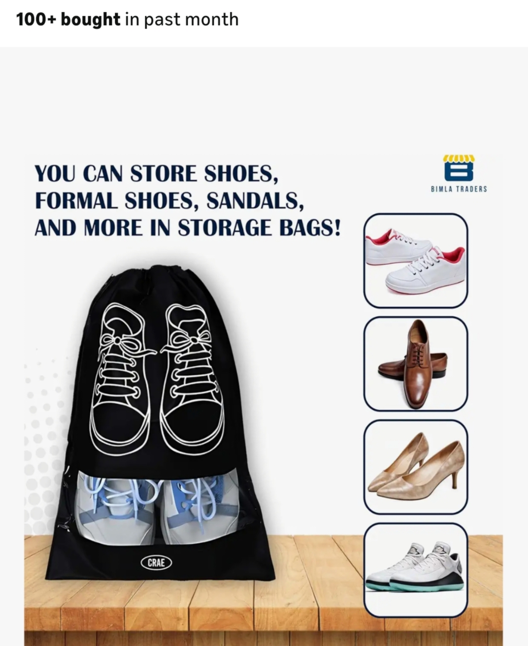 Buy 1 Get 1 Free Shoe Care Combo | Shoe Storage Travel Bags + Instant Cleaning Wipes | Dust-Proof Organizer & Sneaker Cleaning Kit for Travel & Daily Use
